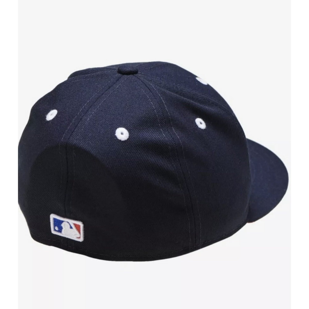 New Era New York Yankees Flag 59FIFTY Fitted Hat Cap Navy Blue Men's Size 7 5/8 - Picture 8 of 9